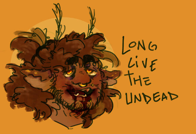 Elliot, vampiric glory.